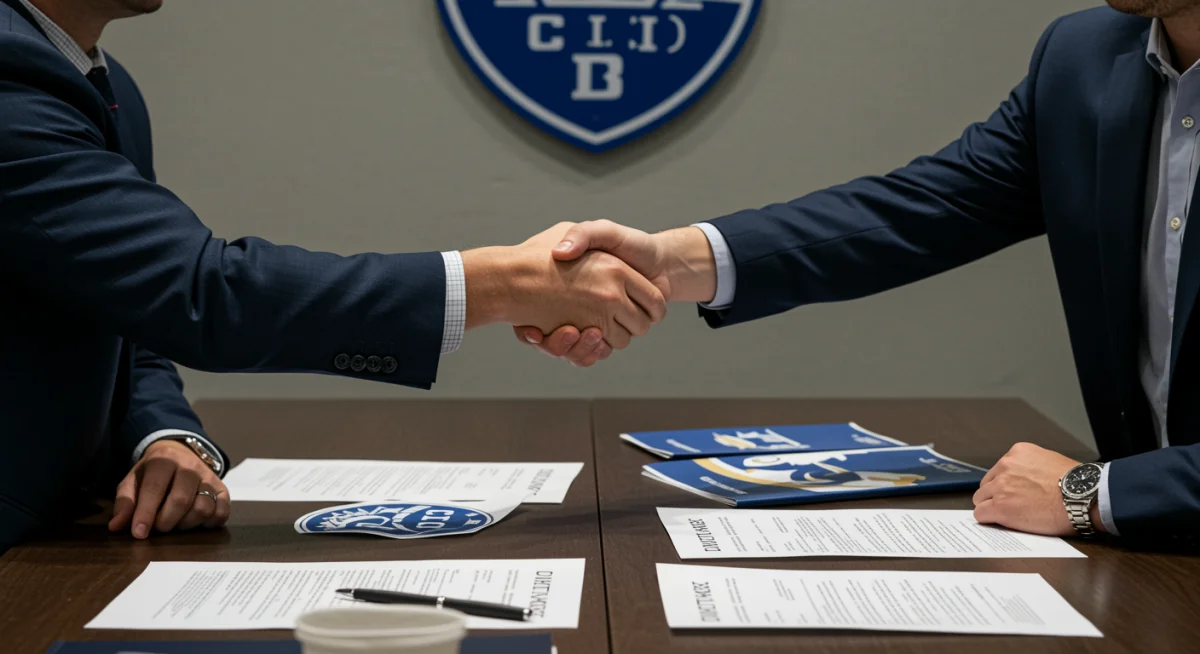 High-stakes contract negotiation leading to a free agent deal