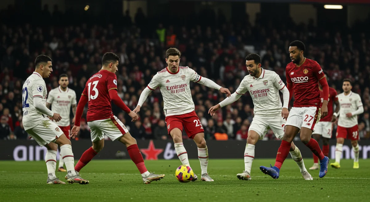 Midfielder receiving ball with multiple passing options due to team's midfield overload