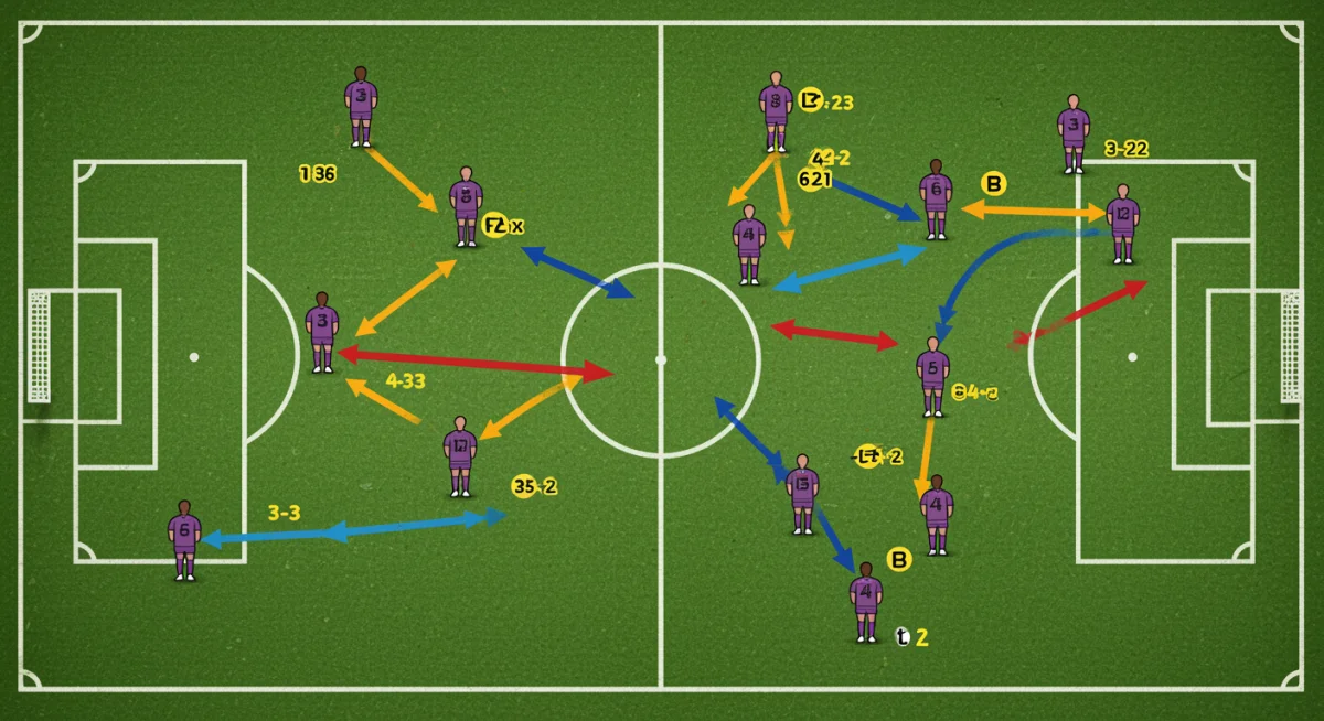 Infographic showing tactical flexibility in MLS formations