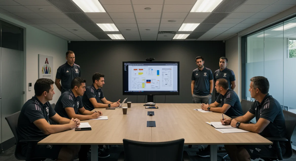 MLS coaches and technical directors discussing player development strategies and scouting.