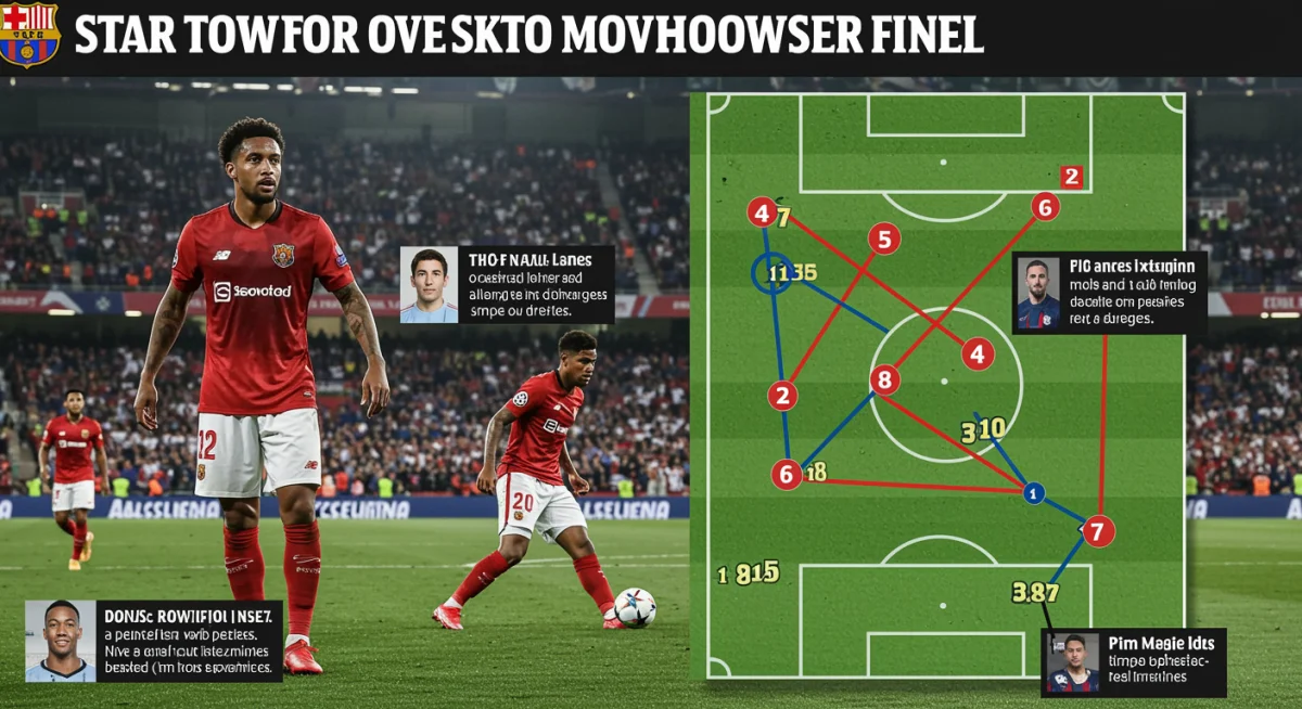 Tactical board showing player movement impact on team formation