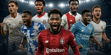 Shocking Player Swaps by Jan 2026: Insider Club Strategies Football players in different jerseys, representing potential shocking player swaps and club transfer strategies.