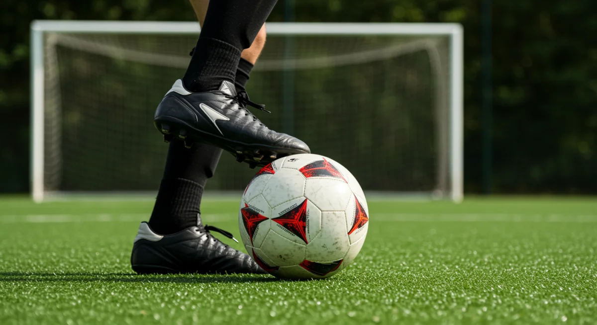Soccer player demonstrating ball control skills, a key attribute for MLS prospects.
