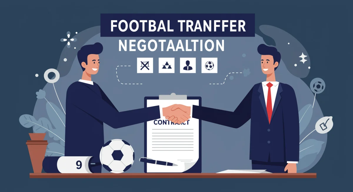 Strategic football transfer negotiation for a defender with expiring contract